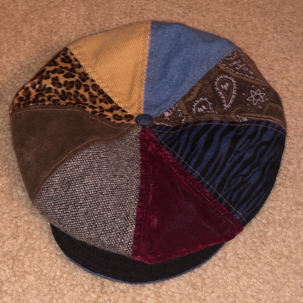 Women’s Patchwork Newsboy Hat